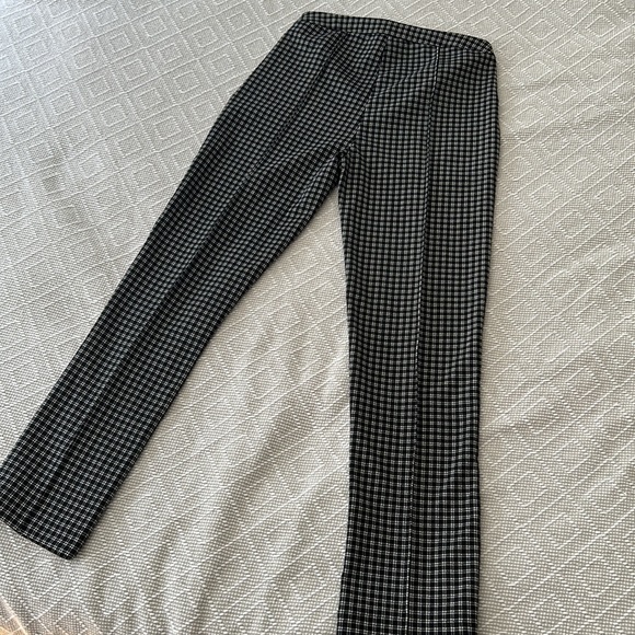 NWT Michael Kors Cropped Check Pintuck Pant - Picture 4 of 10